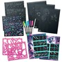Nebulous Stars, Creative Sketchbook, Zentangle Black Pages, Eclipsia