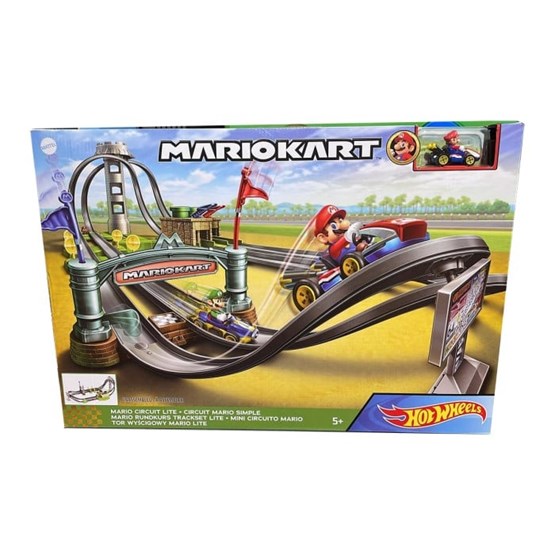 Hot Wheels, Hot Wheels Mario Kart Circuit Lite Track Set Hjem Lekia.no