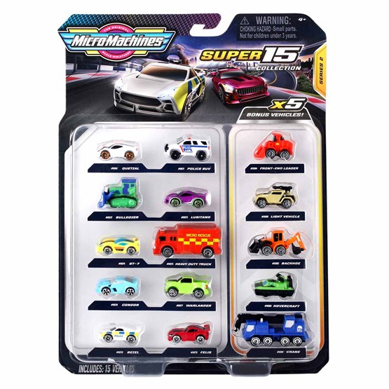 Micro Machines. Super 15 pack