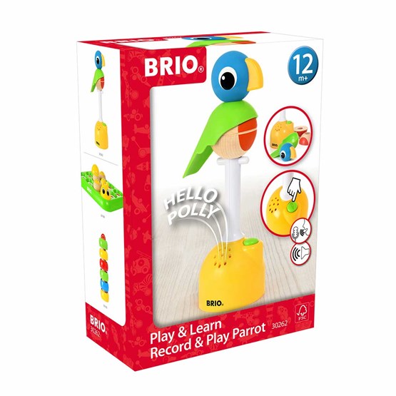 BRIO, Lek og lær, ta opp og spill av papegøye Hjem Lekia.no BRIO, Lek og lær, ta opp og spill av papegøye Hjem Lekia.no