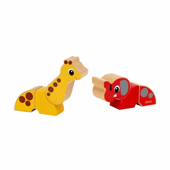 BRIO, Magnetisk elefant og giraff