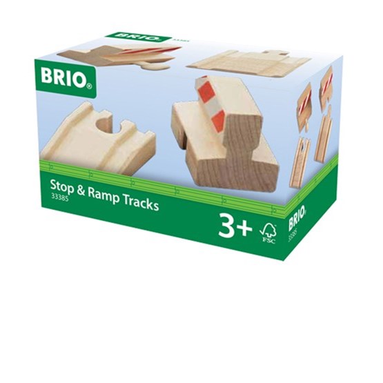 BRIO Tog, Stopp & Påkjørsel rampe