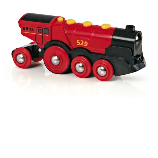 BRIO, Lok B/O stort rødt