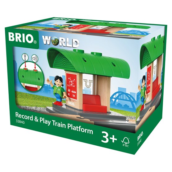 BRIO, Travel 33840 Innspillingsbar togstasjon