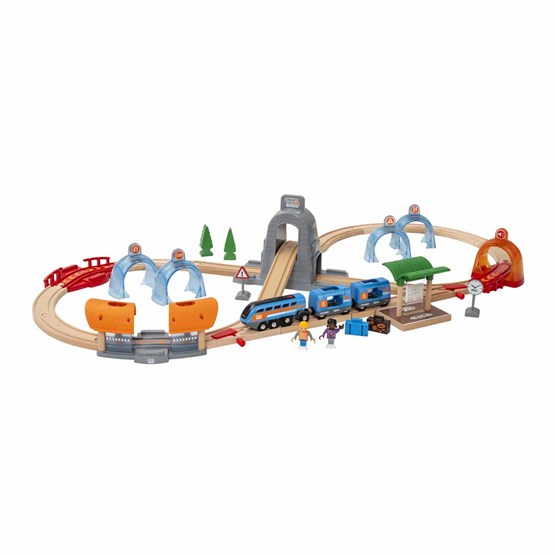 BRIO, World Reisesett med magiske tunneler (Smart Tech lyd)
