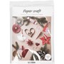 Klippepakke, Natur, Rød, Hvit, Jul, 1 Pk.