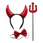 Headband Red Devil Set