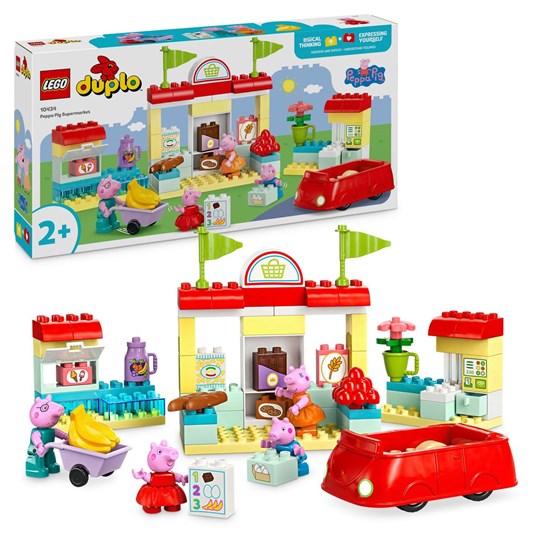 LEGO DUPLO 10434, Peppa Gris og matbutikken
