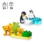 LEGO DUPLO Town 10442, Villdyrfamilier: Pingviner og løver