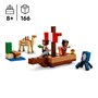 LEGO Minecraft 21259, På tokt med sjørøverskip