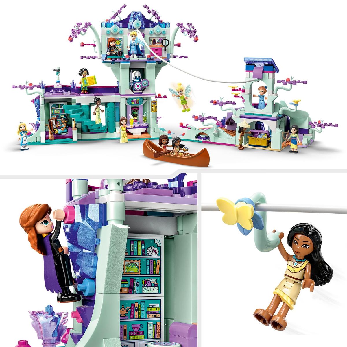 LEGO Disney 43215, Det fortryllede trætophus - LEGO for barn mellom 9-11 år  - Lekia.no