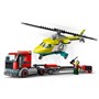 LEGO City Great Vehicles 60343, Trailer med redningshelikopter