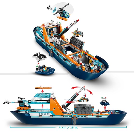 LEGO City 60368, Polarutforskere skip - Hjem -