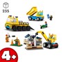 LEGO City 60391, Anleggsmaskiner og kran med rivningskule