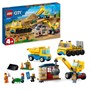 LEGO City 60391, Anleggsmaskiner og kran med rivningskule