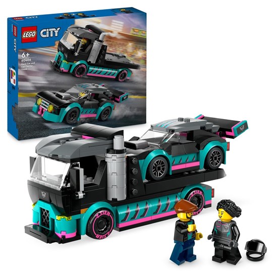 LEGO City 60406, Racerbil og transporttrailer