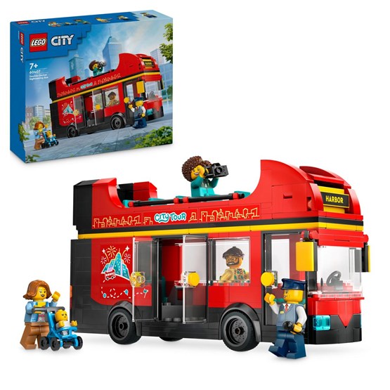 LEGO City 60407, Rød dobbeltdekker-turistbuss