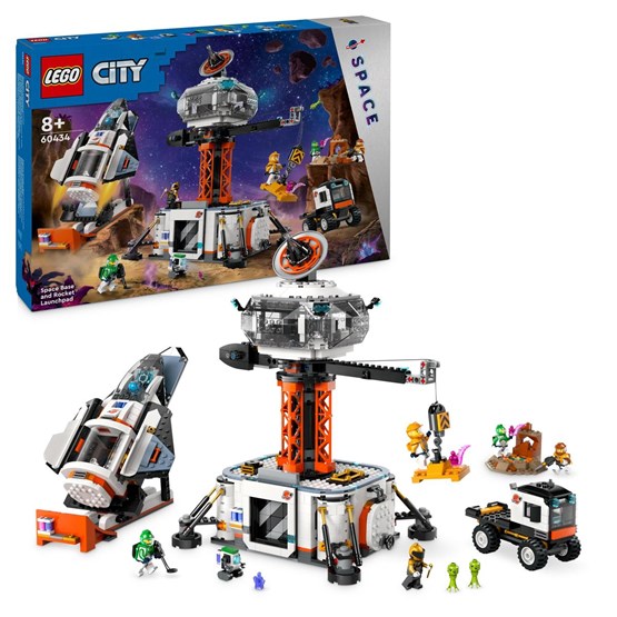 LEGO City 60434, Rombase og utskytningsrampe for rakett