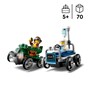 LEGO City Great Vehicles 60459, Racerbilpakke flybil mot sykesengbil