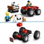 LEGO City Great Vehicles 60461, Sett med rød traktor, henger og sau