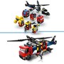 LEGO City Great Vehicles 60462, Pakke med helikopter, brannbil og ubåt