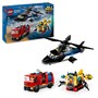 LEGO City Great Vehicles 60462, Pakke med helikopter, brannbil og ubåt