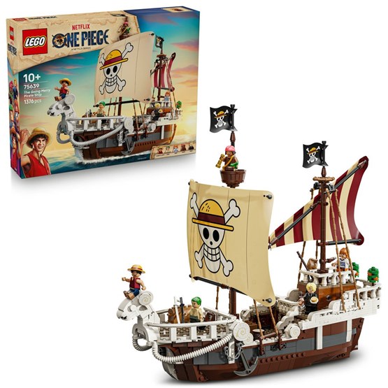 LEGO® ONE PIECE Sjørøverskuta Going Merry, båtsett, byggeleketøy 75639