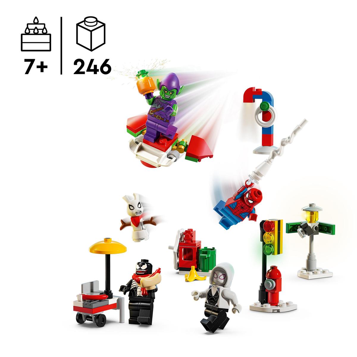 LEGO DUPLO Marvel 76293 Spider Man 2024 Advent Calendar Adventskalendere Lekia.no