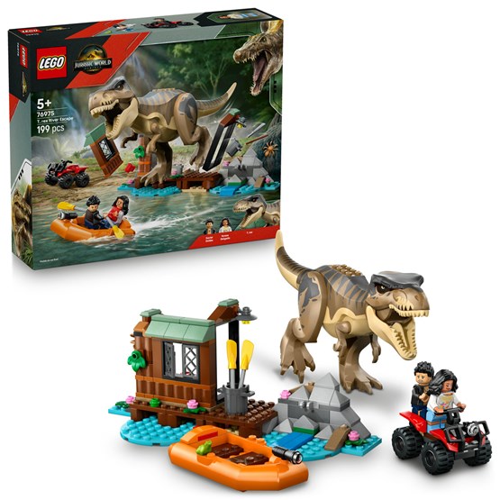 LEGO Jurassic World 76975, På flukt fra t. rex