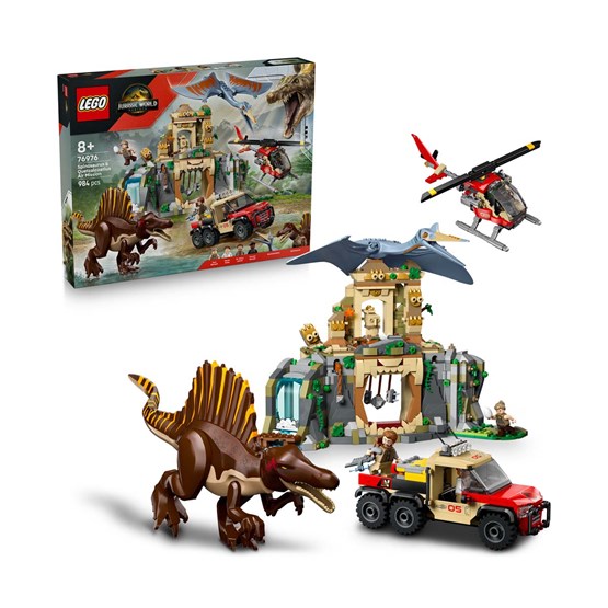 LEGO Jurassic World 76976, Helikopteroppdrag med spinosaurus og quetzalcoatlus