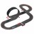 Carrera Go, Bilbane Smoking Tires med loop 4, 9 meter