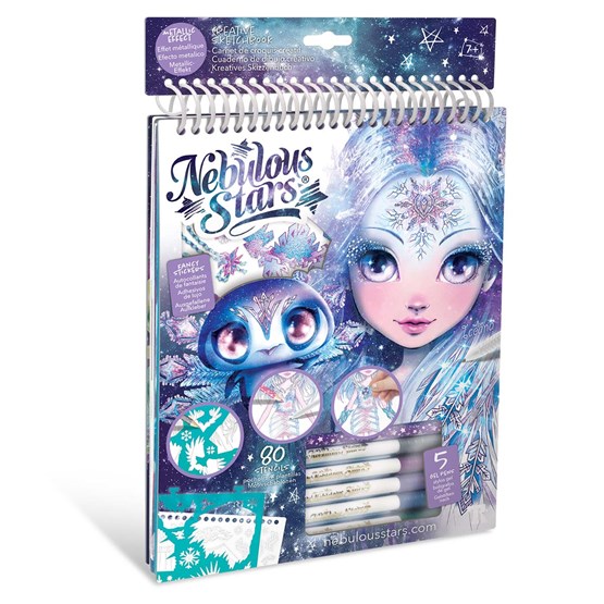 Nebulous Stars, Creative Sketchbook, Geometric Crystal Pages, Iceana