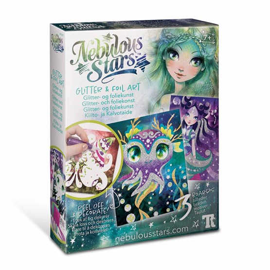 Nebulous Stars, Glitter & Foil Art