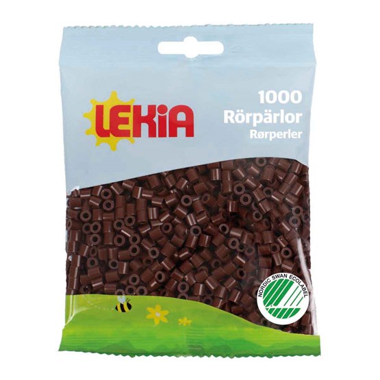 Rørperler 1000 Stk Brun