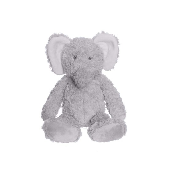 Sweeties, Krøllete Elefant 40 cm grå