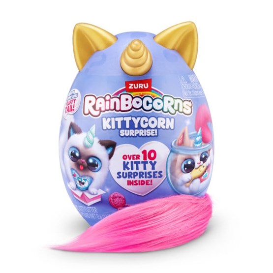 Rainbocorns, Kittycorn Surprise Series 9 Plush Small,2Facin