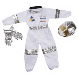 Astronautdrakt med tilbehør