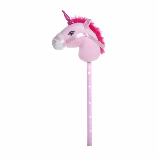 Kjepphest med lyd, enhjørning rosa