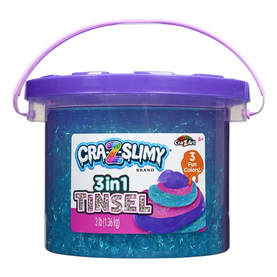Cra-Z-Slimy, 3 In 1 Tinsel 3 Lbs