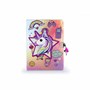 Unicorn Glitter Diary With Mirror And Pen
