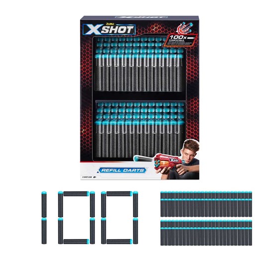 X-Shot, 100-pack Refill Darts