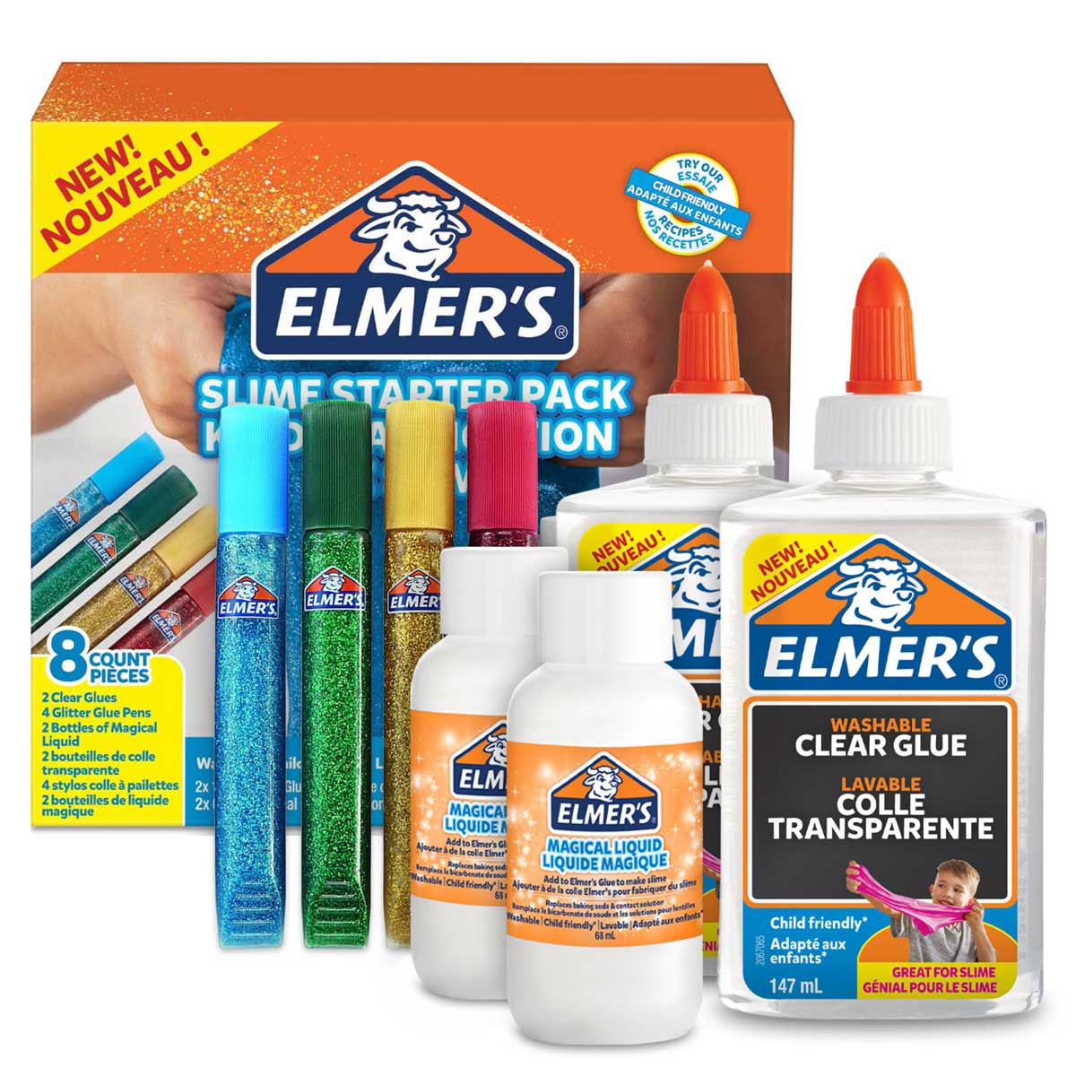 Elmer's Everyday slime starter kit - Hobbysett - Lekia.no