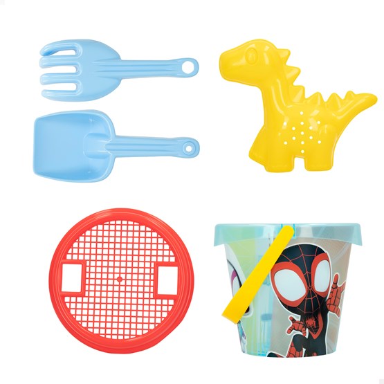 Bøttesett, Spidey med 5 deler 14 cm