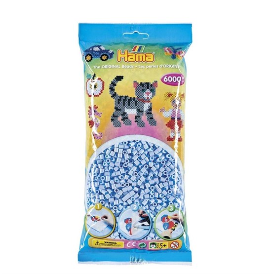 Hama, Midi Beads 6000 pcs Pastel Ice Blue