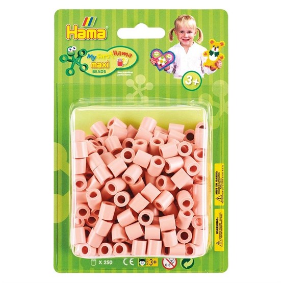 Hama, Maxi Beads 250 pcs Matt Rose