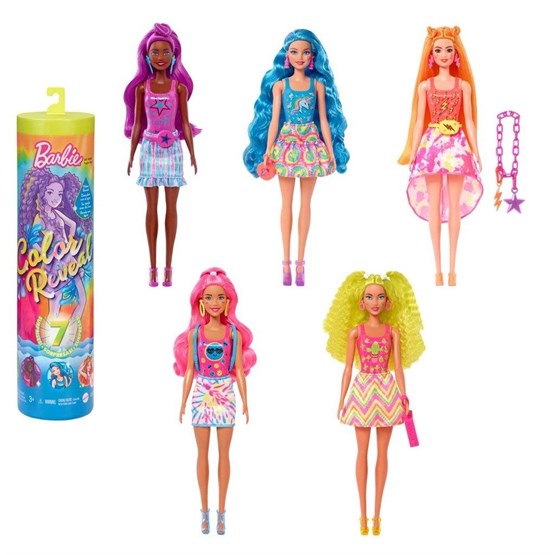 Barbie Neon Tie-Dye Series Color Reveal
