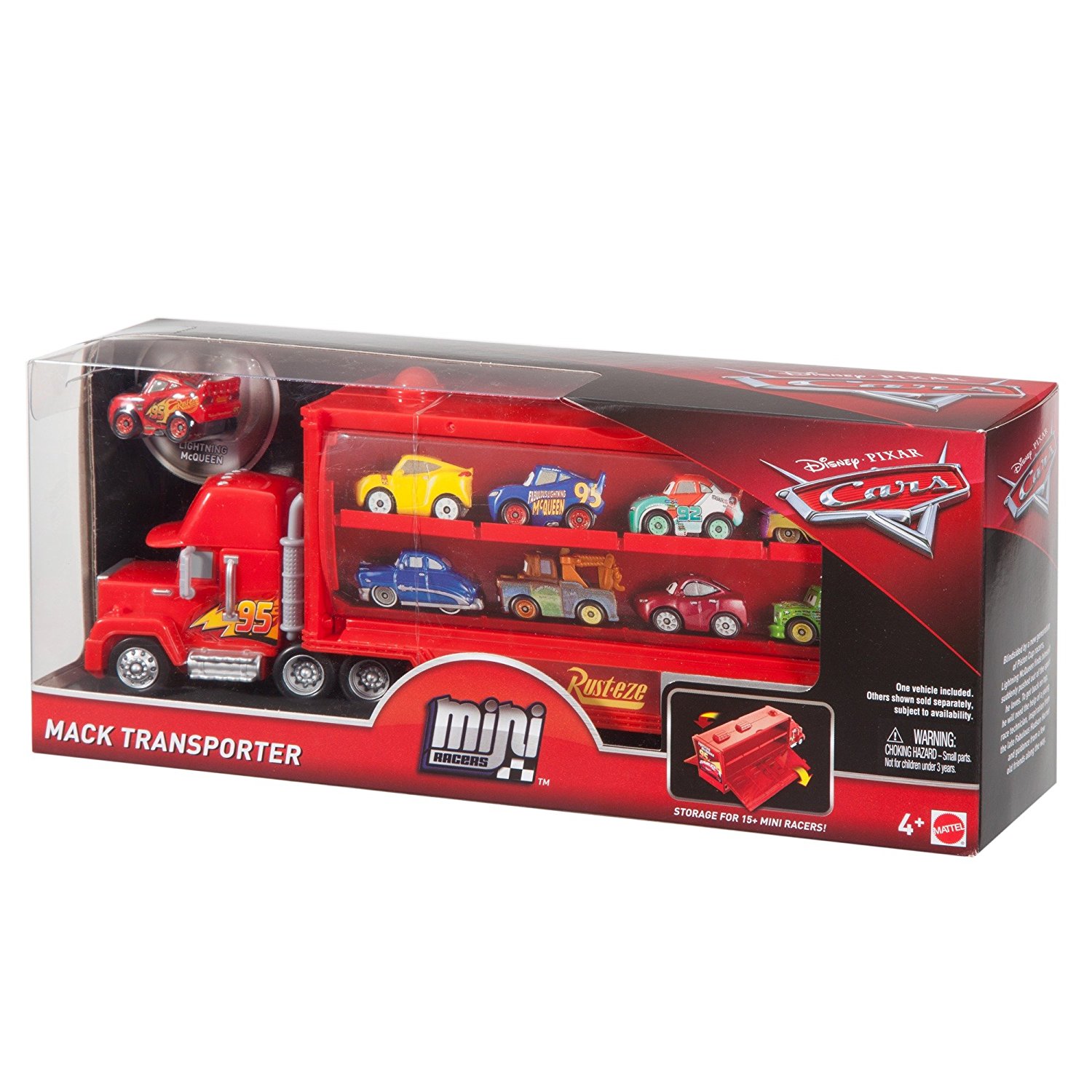 Disney Cars 3, Mini Racer Mack Truck Transport Hjem Lekia.no