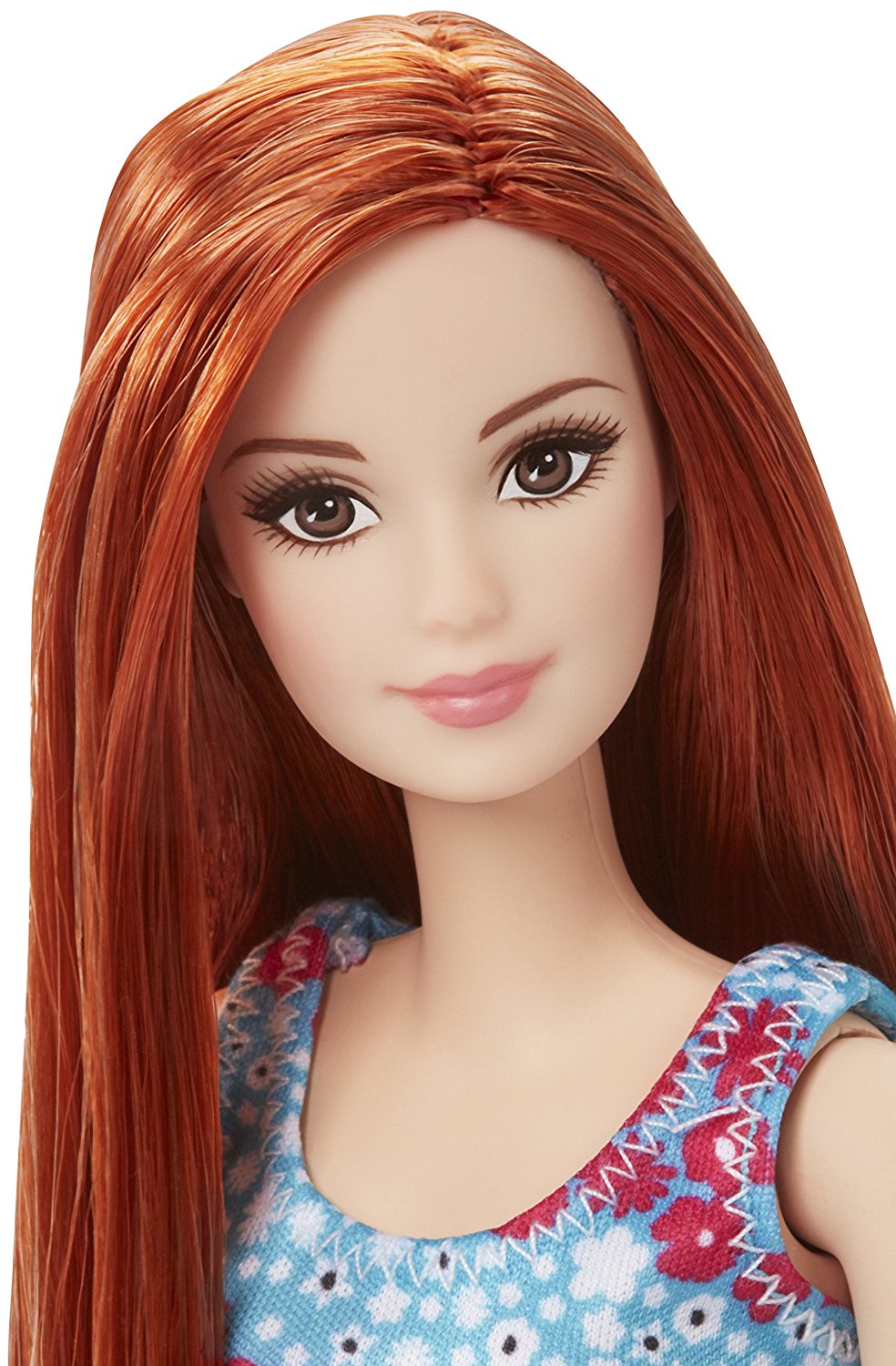 Barbie, Brand Entry Dukke Blå kjole med blomster - Hjem - Lekia.no