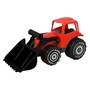 Plasto, Traktor med frontlaster, rød med svart