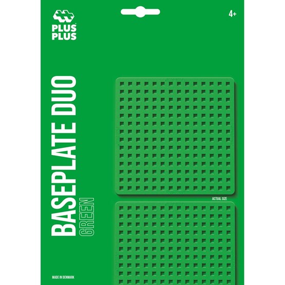 Plus-Plus, basis plate, 2 deler, green